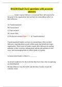  BA350 &ndash; Final Exam Chapter 12 &ndash; Complete Leadership Theories Review with Q&A and Rationales