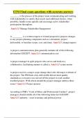 ETM Final exam questions with accurate answers&period;