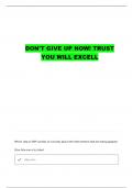 NUR 404 EXAM 2 QUESTIONS WITH COMPLETE ANSWERS