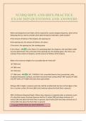 NCIDQ IDPX AND IDFX PRACTICE EXAM 2025 QUESTIONS AND ANSWERS