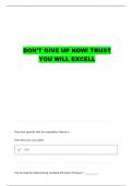 NURS 404 FINAL EXAM CUMULATIVE REVIEW QUESTIONS WITH COMPLETE ANSWERS