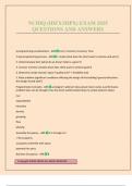 NCIDQ &lpar;IDFX&sol;IDPX&rpar; EXAM 2025 QUESTIONS AND ANSWERS