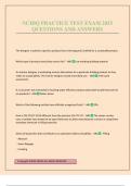 NCIDQ PRACTICE TEST EXAM 2025 QUESTIONS AND ANSWERS