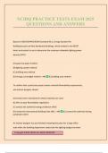 NCIDQ PRACTICE TESTS EXAM 2025 QUESTIONS AND ANSWERS
