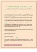 NCIDQ IDFX PRACTICE TEST EXAM 2025 QUESTIONS AND ANSWERS