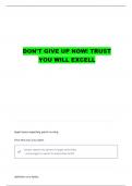 NUR 404 EXAM 3 QUESTIONS WITH COMPLETE ANSWERS