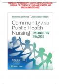 TEST BANK FOR COMMUNITY AND PUBLIC HEALTH NURSING&colon;  EVIDENCE FOR PRACTICE 4TH EDITION BY DEMARCO AND  WALSH&sol;COMPLETE GUIDE 