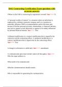 DAU Contracting Certification Exam questions with accurate answers&period;