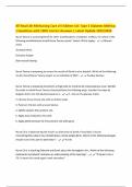 ATI Real Life RN Nursing Care of Children 4&period;0&colon; Type 1 Diabetes Mellitus &vert; Questions with 100&percnt; Correct Answers &vert; Latest Update 2025&sol;2026