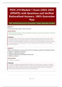 PSYC 210 Module 1 Exam &lpar;2025-2026  UPDATE&rpar; with Questions and Verified  Rationalized Answers&comma; 100&percnt; Guarantee  Pass