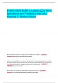 Praxis 5101 Exam 2 Latest 2025 With Questions and Verified Solutions Graded A&plus;Newest exam