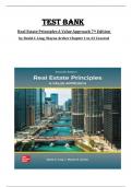 Real Estate Principles&colon; A Value Approach &ndash; 7th Edition by David C&period; Ling & Wayne Archer &ndash; Complete Test Bank &lpar;Chapters 1&ndash;23&rpar;
