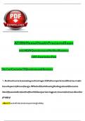 TEST BANK For RN Pediaṭric ATI Proctored Exam With NGN Questions And Answers NEW&excl;&excl; 100&percnt; VERIFIED CORRECT 2025&sol;2026 