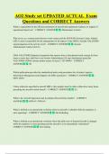 AO2 Study set UPDATED ACTUAL  Exam  Questions and CORRECT Answers 