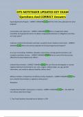 UPDATED KEY OTS NOTETAKER EXAM QUESTIONS AND CORRECT ANSWERS