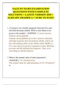 NACE PN TO RN EXAMINATION  QUESTIONS WITH COMPLETE  SOLUTIONS < LATEST VERSION 2025 >  ALREADY GRADED A&plus; &vert; SURE TO PASS&excl;&excl;