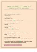 MODULE1 PSW TEST EXAM 2025 QUESTIONS AND ANSWERS