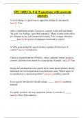 SPC 1608 &ndash; Chapters 8 & 9 Exam Questions &ndash; Language and Speech Structure with Verified Answers