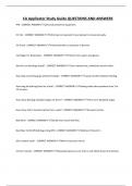 CA Applicator Study Guide QUESTIONS AND ANSWERS