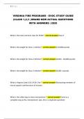 VIRGINIA FIRE PROGRAMS - EVOC STUDY GUIDE &lpar;CLASS 1&comma;2&comma;3 &vert; BRAND NEW ACTUAL QUESTIONS WITH ANSWERS &vert; 2025
