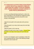 ATI CARDIOVASCULAR PROCTORED EXAM VERSION  2 LATEST 2025 ACTUAL EXAM WITH COMPLETE  QUESTIONS AND CORRECT DETAILED ANSWERS  &lpar;100&percnt; VERIFIED ANSWERS&rpar; &vert;ALREADY GRADED A&plus;&vert;  &vert;&vert;SURE PASS&excl;&excl;&excl;&vert;&vert; &vert;&vert;BRANDNEW&excl;&excl;&excl;&vert;&vert;