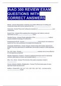 IAAO 300 REVIEW EXAM QUESTIONS WITH CORRECT ANSWERS 