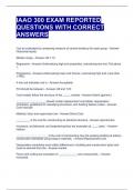 IAAO 300 EXAM REPORTED QUESTIONS WITH CORRECT ANSWERS 