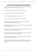 CSE RRT REVIEW EXAM QUESTIONS AND ANSWERS