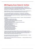 MRI Registry Exam Rated A&plus; Verified
