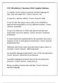CSE 230 midterm 1 Questions With Complete Solutions