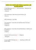 NURS 3122&vert;TEST STUDY GUIDE Bundle &vert; Verified Q&A&vert; 