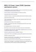 BIOL 112 Exam 1 Janes TAMU Questions and Answers correct
