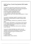 IAAP Cap Exam - Practice Exam Questions With Complete Solutions