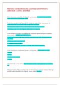 Red Cross LGI Questions and Answers &vert; Latest 2025&sol;2026 Version &vert; Fully Correct and Verified