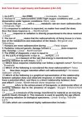 End-Term Exam&colon; Legal Inquiry and Evaluation &lpar;LRA 215&rpar;
