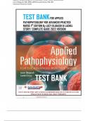 Test bank for Applied Pathophysiology for the Advanced Practice Nurse&comma; 2nd Edition by Lucie