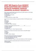 MRI Registry EXAM VERIFIED &vert; LATEST UPDATE&vert; ALREADY GRADED A&plus;&vert;&vert;BRAND NEW VERSION&excl;&excl;