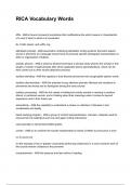 RICA Vocabulary Words NEWEST 2025&sol;2026 ACTUAL EXAM COMPLETE QUESTIONS AND CORRECT DETAILED ANSWERS &lpar;VERIFIED ANSWERS&rpar; &vert;ALREADY GRADED A&plus;&vert;&vert;BRAND NEW&excl;&excl;