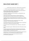 RICA STUDY GUIDE PART 1 NEWEST 2025&sol;2026 ACTUAL EXAM COMPLETE QUESTIONS AND CORRECT DETAILED ANSWERS &lpar;VERIFIED ANSWERS&rpar; &vert;ALREADY GRADED A&plus;&vert;&vert;BRAND NEW&excl;&excl;