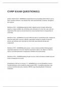 CVRP EXAM QUESTIONS WITH COMPLETED AND VERIFIED SOLUTIONS