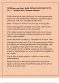 NCTI Spectrum Study Guide MT &lpar;1-2&rpar; &lbrack;ACCURATE TO TEST&rsqb; Questions With Complete Solutions