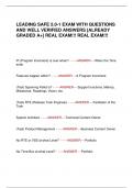 LEADING SAFE 5&period;0-1 EXAM WITH QUESTIONS AND WELL VERIFIED ANSWERS &lbrack;ALREADY GRADED A&plus;&rsqb; REAL EXAM&excl;&excl;&excl; REAL EXAM&excl;&excl;&excl;