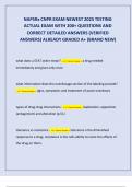  NAPSRx CNPR Exam 2025 &vert; Actual Exam with 200&plus; Verified Questions and Detailed Correct Answers &vert; Graded A&plus; &vert; Brand New