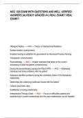 NSG 526 EXAM WITH QUESTIONS AND WELL VERIFIED ANSWERS &lbrack;ALREADY GRADED A&plus;&rsqb; REAL EXAM&excl;&excl;&excl; REAL EXAM&excl;&excl;&excl;
