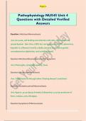 NU 545  Questions with Detailed Verified Answers