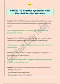 PPR EC-12 Practice Questions with  Detailed Verified Answers 
