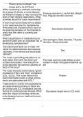 Pharm Jersey College Fina EXAM WITH QUESTIONS AND WELL VERIFIED ANSWERS &lbrack;ALREADY GRADED A&plus;&rsqb; REAL EXAM&excl;&excl;&excl; REAL EXAM&excl;&excl;&excl;
