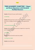 Ropes Level 1 Questions with Detailed Verified Answers