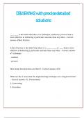 DBIA EXAM 2 with precise detailed solutions 