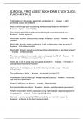SURGICAL FIRST ASSIST BOOK EXAM STUDY GUIDE FUNDAMENTALS